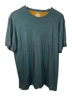 Bombas Men’s Teal Tee T-Shirt XL Base Layer